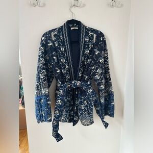 ULLA JOHNSON SACHI PATCHWORK JACKET
